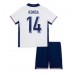 Maillot de foot Angleterre Ezri Konsa #14 Domicile vêtements enfant Europe 2024 Manches Courtes (+ pantalon court)